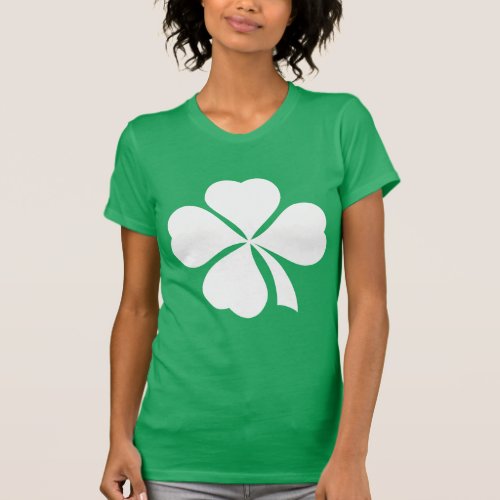 Irish Four Leaf Clover St Patricks Day T_shirt