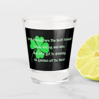 [Irish Friends] St. Patricks Day Toast -  Black -