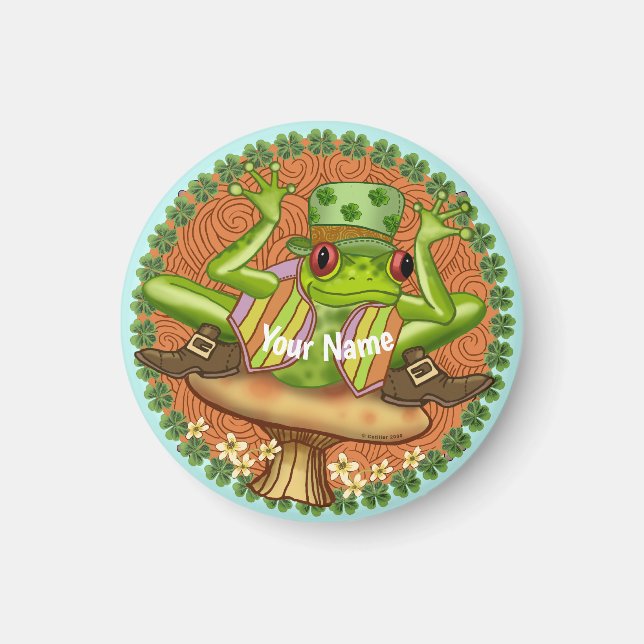 Irish Frog  Magnet (Front)