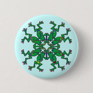 Irish frogs sychronised swim team pinback button