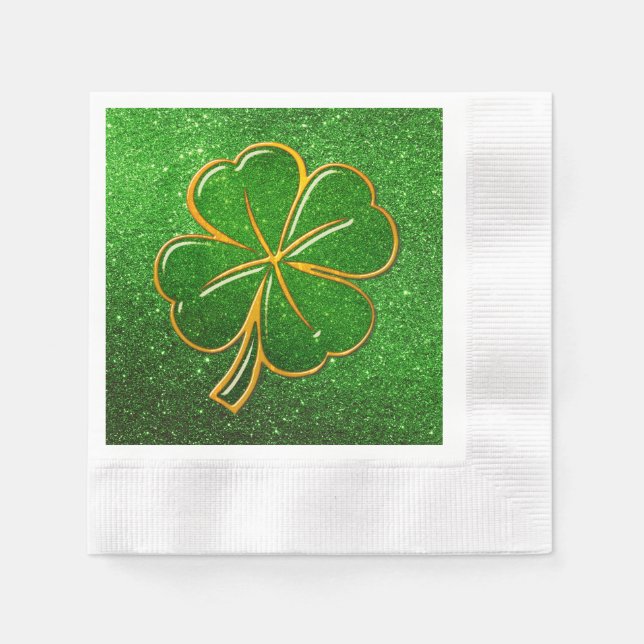 Irish Fun 3D Whimsey  2 Napkins (Front)