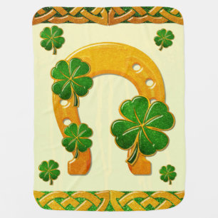 Irish Fun 3D Whimsey  Baby Blanket