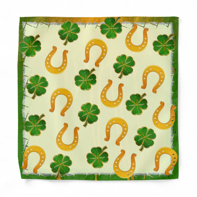 Irish Fun 3D Whimsey  Bandana (Front)