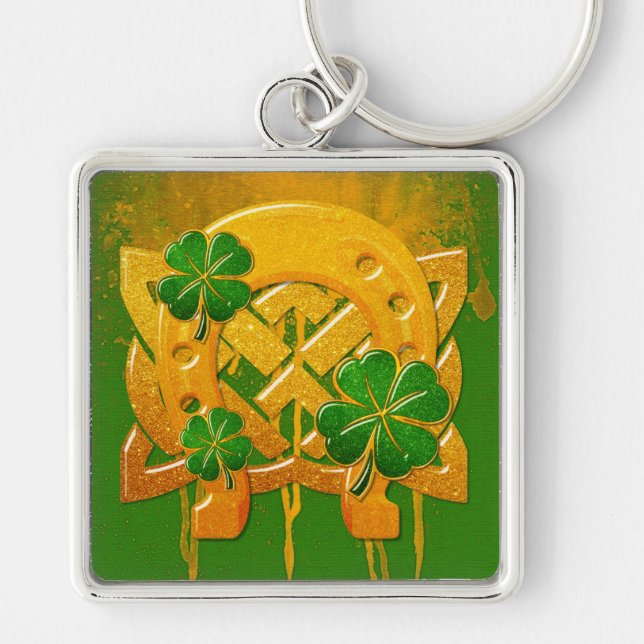Irish Fun 3D Whimsey  Keychain (Front)
