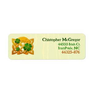 Irish Fun 3D Whimsey  Label