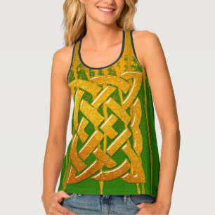 Irish Fun 3D Whimsey  Tank Top