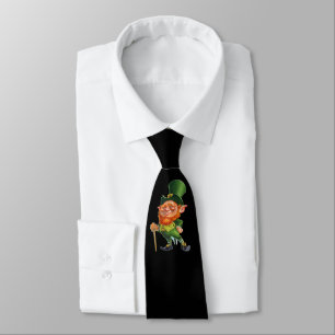 IRISH FUNNY LEPRECHAUN tie