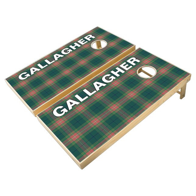 Irish Games Clan Gallagher Tartan Plaid (Angled)