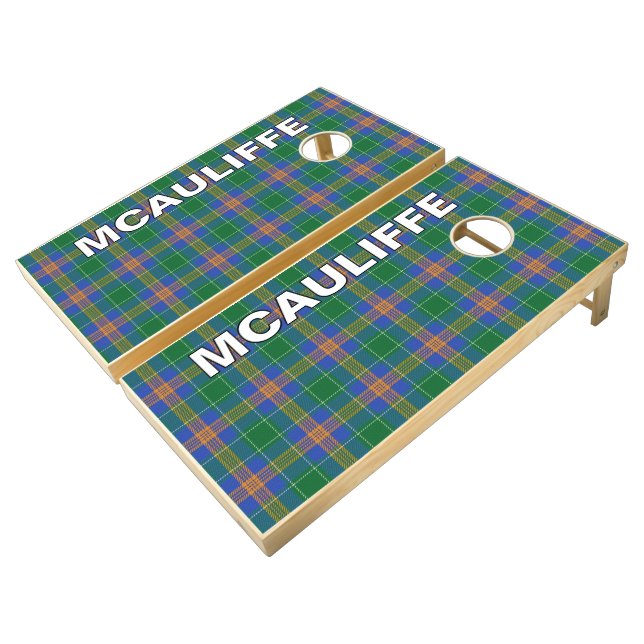 Irish Games Clan McAuliffe Tartan Plaid (Angled)