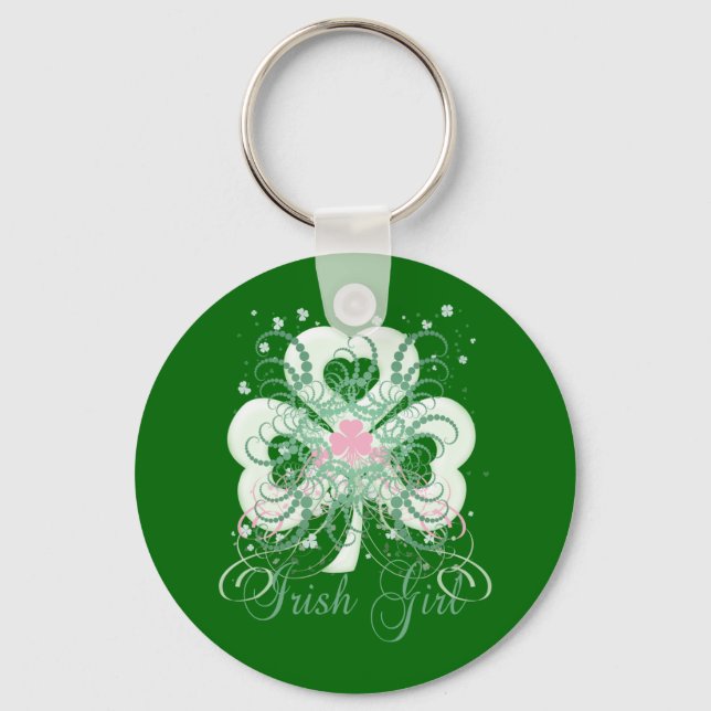 Irish Girl 2 Keychain (Front)