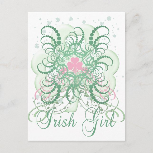 Irish Girl 2 Postcard (Front)