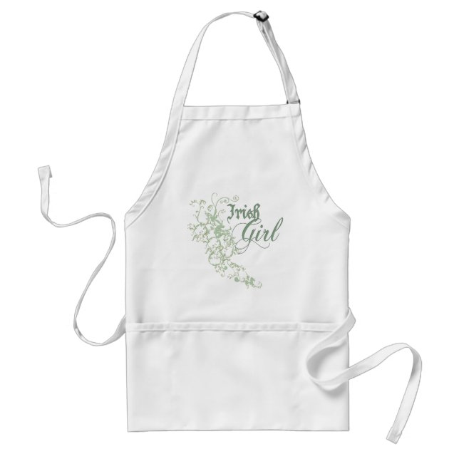 Irish Girl Adult Apron (Front)