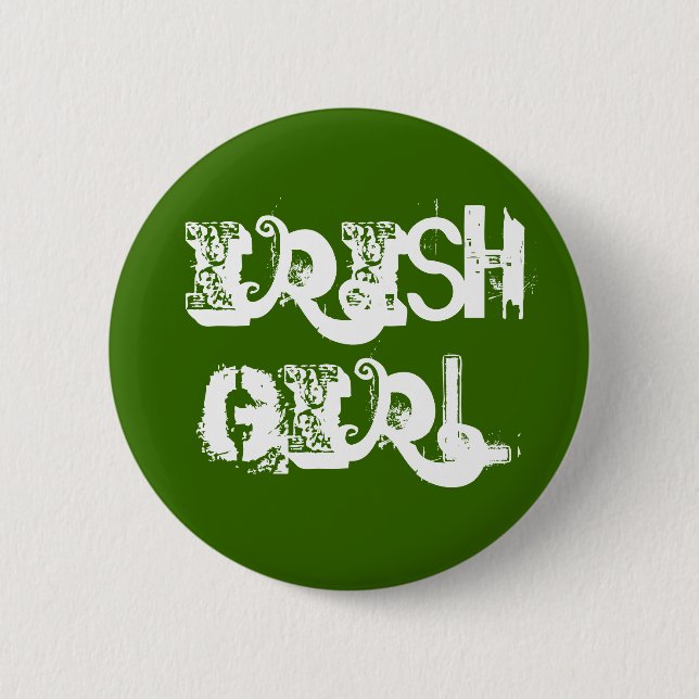 Irish Girl Button (Front)