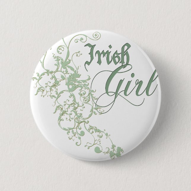 Irish Girl Button (Front)