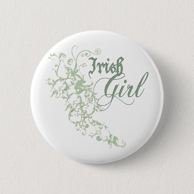 Irish Girl Button (Front)