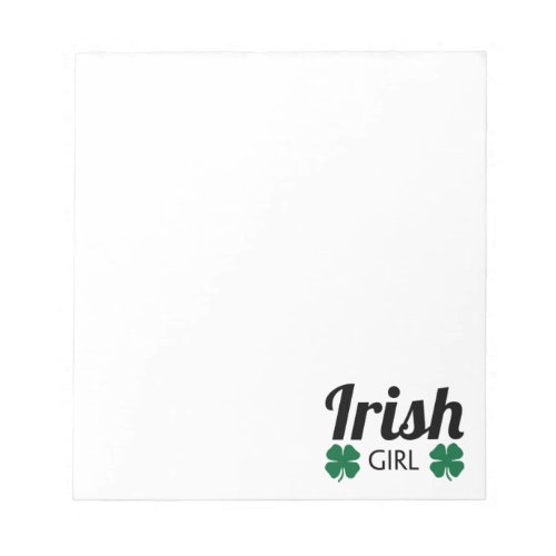 Irish Girl Notepad