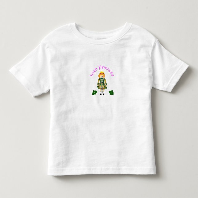 Irish Girl Toddler Princess Shirt (Front)