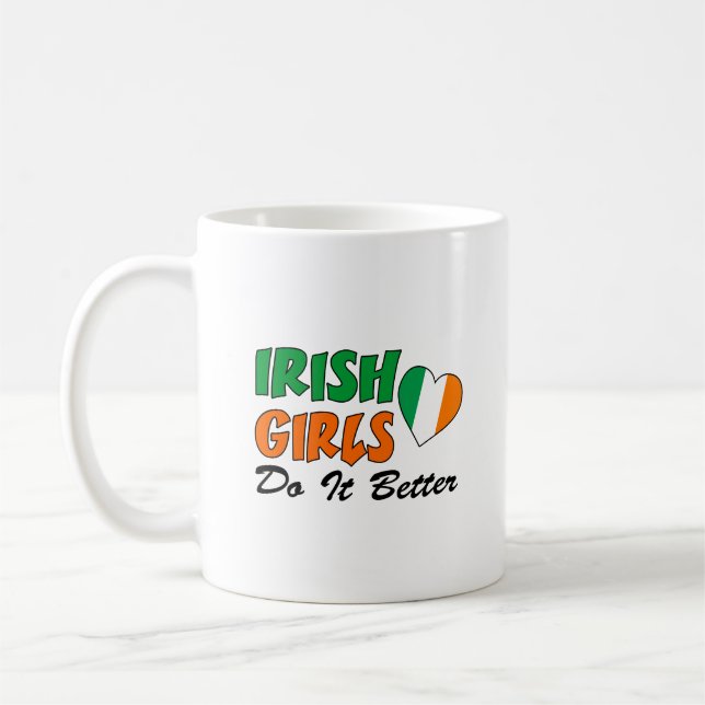 Irish Girls Do It Better Coffee Mug (Left)