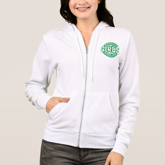 Irish Girls Drinking Team Bottle Cap Hoodie (Front)