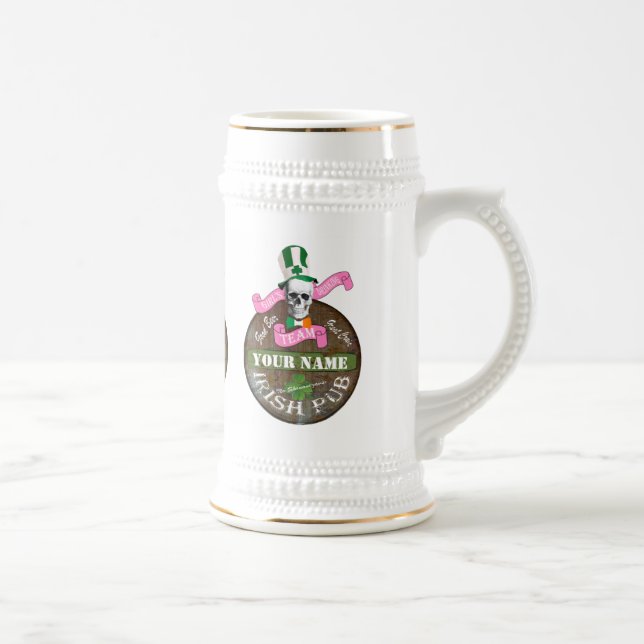 Irish girls drinking team Irish pub Beer Stein (Right)