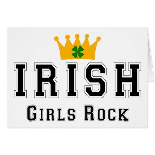 Irish Girls Rock Cards (Front Horizontal)