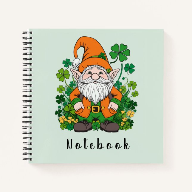 Irish Gnome Notebook (Front)
