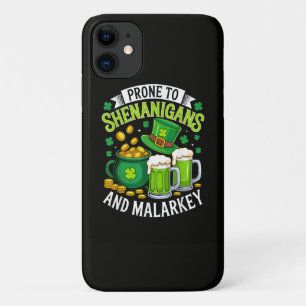Irish Gnome St Patricks Prone to Shenanigans iPhone 11 Case