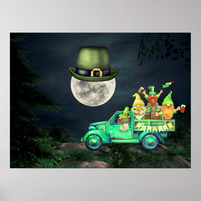 Irish Gnomes and Full Moon Shenanigans Poster (Front)