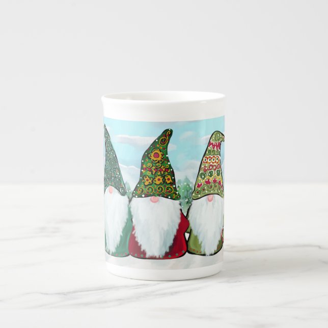 IRISH GNOMES   BONE CHINA MUG (Front)