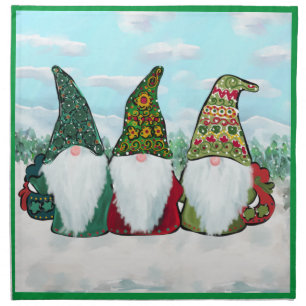 IRISH GNOMES CLOTH NAPKIN