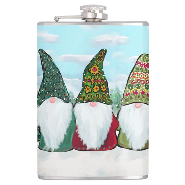 IRISH GNOMES    FLASK (Front)