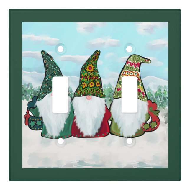 IRISH GNOMES LIGHT SWITCH COVER (Front)