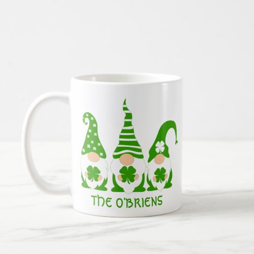 Irish Gnomes Personalized Coffee Mug