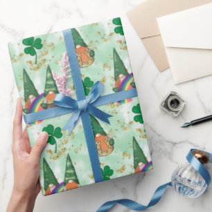 Irish Gnomes Wrapping Paper