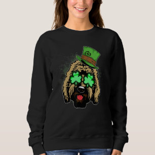 Irish Goldendoodle Doodle Dog   St Patricks Day Pe Sweatshirt