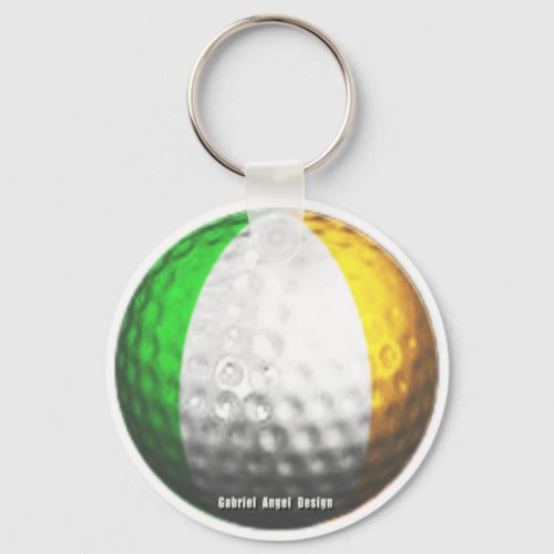 Irish Golf Keychain
