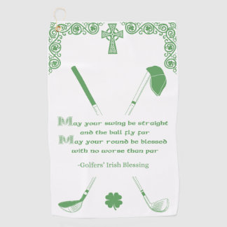 Irish Golfers' Blessing Bag Towel
