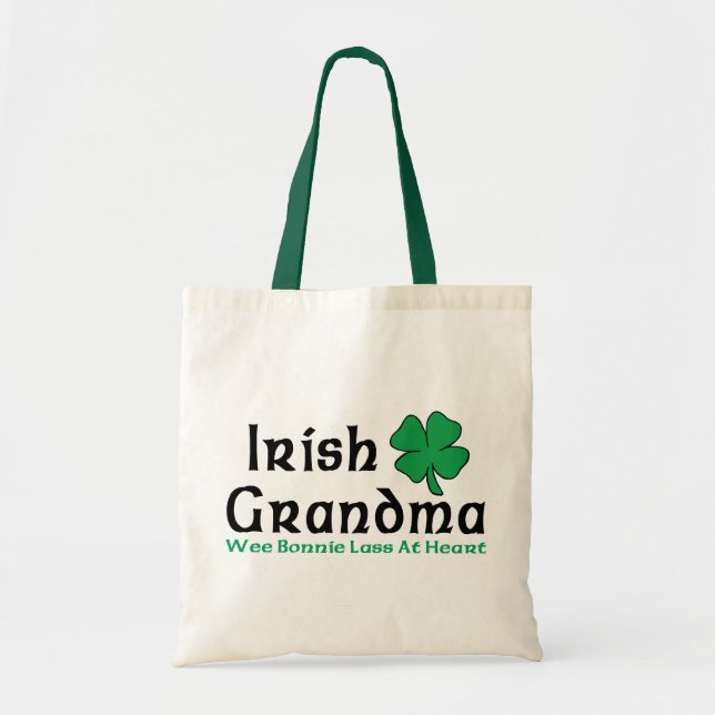 Irish Grandma Gift Tote Bag (Front)