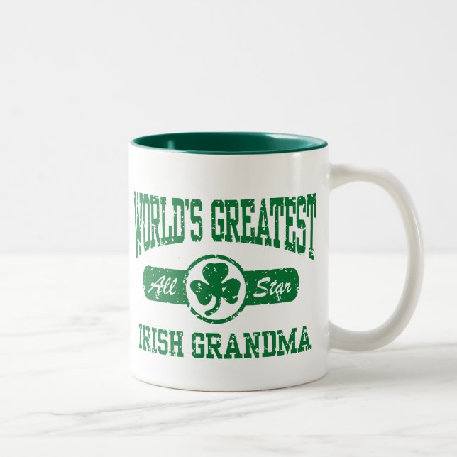 Irish Grandma Two-Tone Coffee Mug (Right)