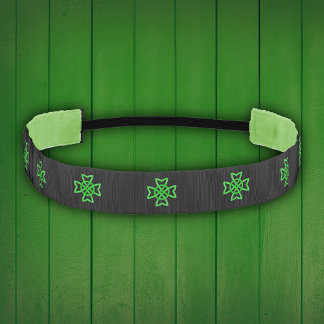 Irish Green Celtic Knot Athletic Headband