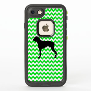 Irish Green Chevron with Boxer Silhouette