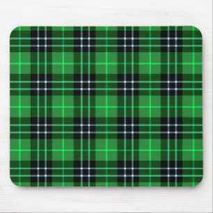 Irish Green Plaid Mouse Pad
