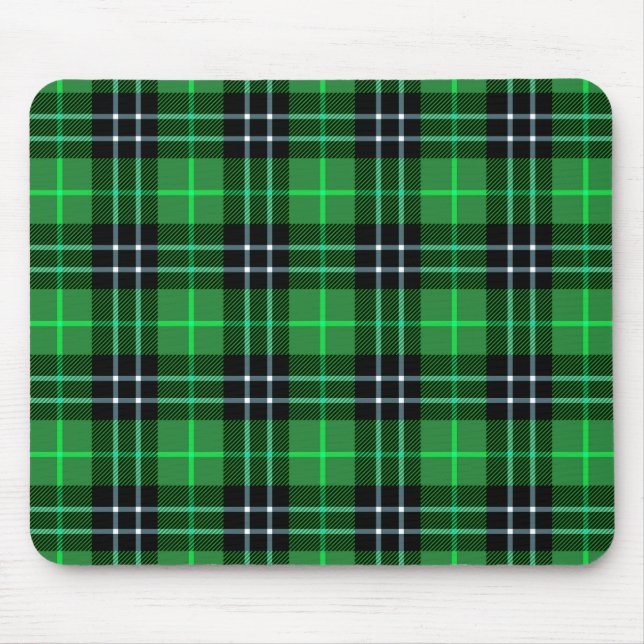 Irish Green Plaid Mouse Pad (Front)