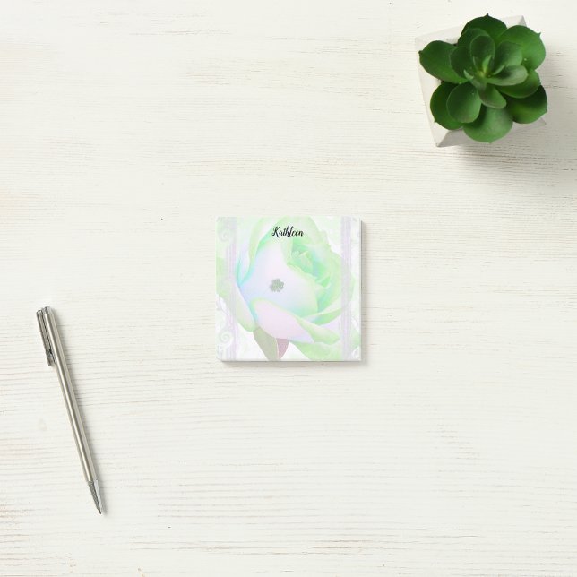 Irish Green Rose Post-it Notes (Creator Uploaded)