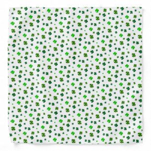 Irish Green Shamrocks Bandana