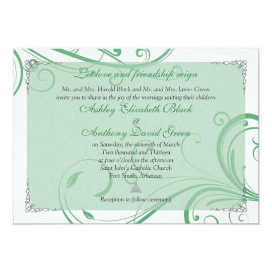 Irish Wedding Invitations Templates 8