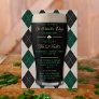 Irish Guinness Pint St. Patrick's Day Party Real Foil Invitation