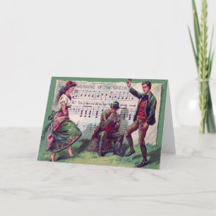 Irish Gypsy Wearing of The Green Jig Card