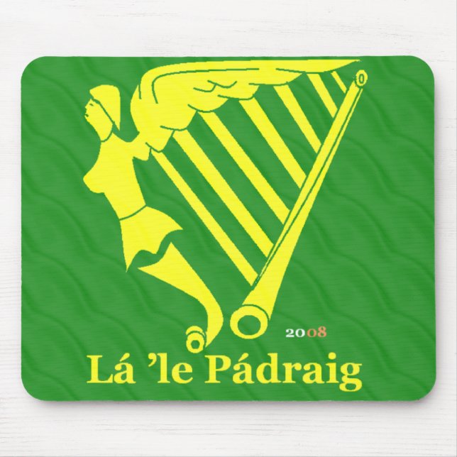 Irish Harp 2008 Mouse Pad (Front)