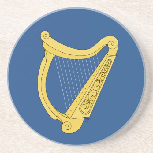 Irish Harp Coaster